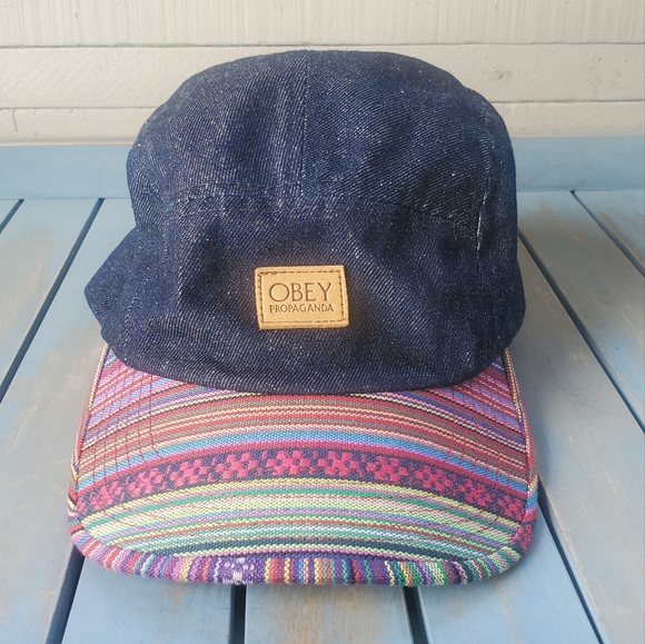 Obey Other - OBEY Monterrico 5 Panel Denim Hat Adjustable Strap